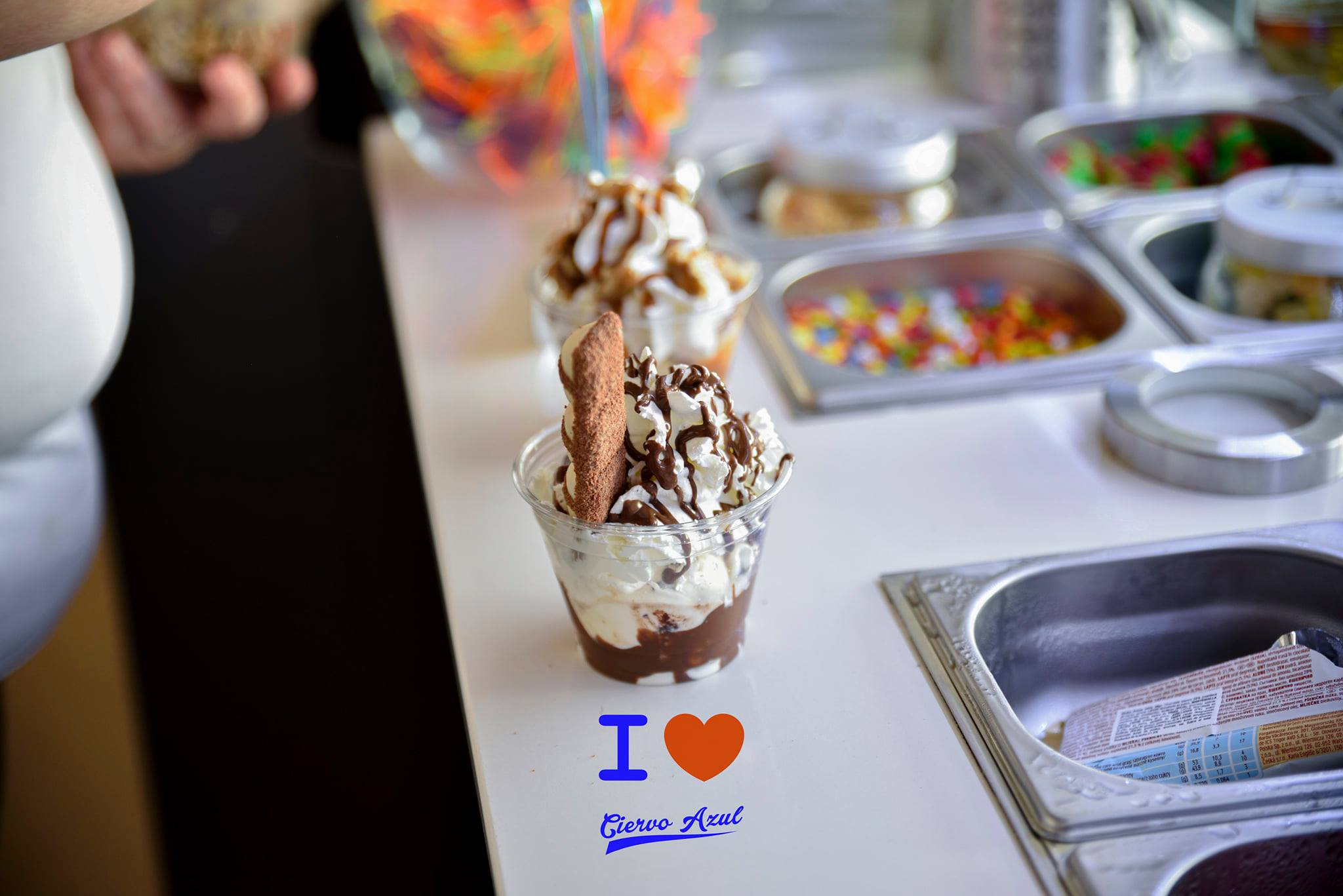 Helado artesanal Ciervo Azul Matalascañas